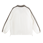 g COLLARED STRIPED LONG SLEEVE TEE