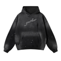 SPLATTERED CURSIVE HOODIE