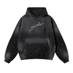 SPLATTERED CURSIVE HOODIE