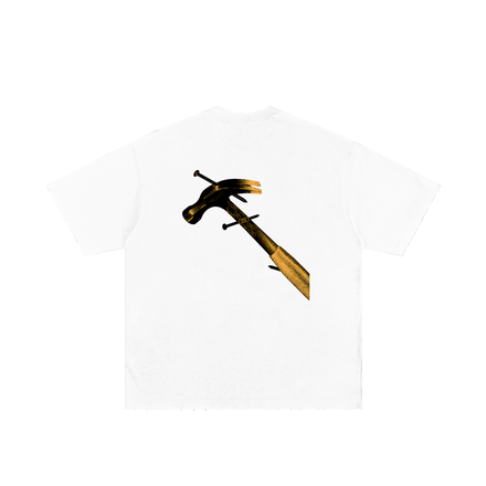 Build it - Heavyweight Hand-frayed T-Shirt