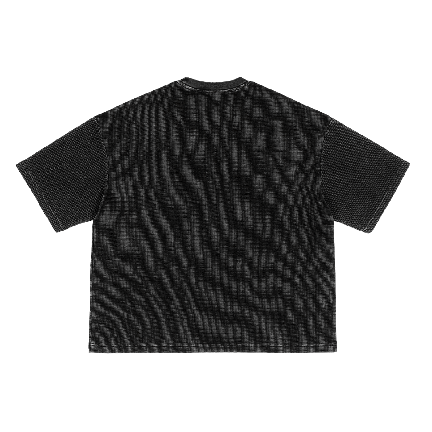 Waffle-Texture "still said" tee