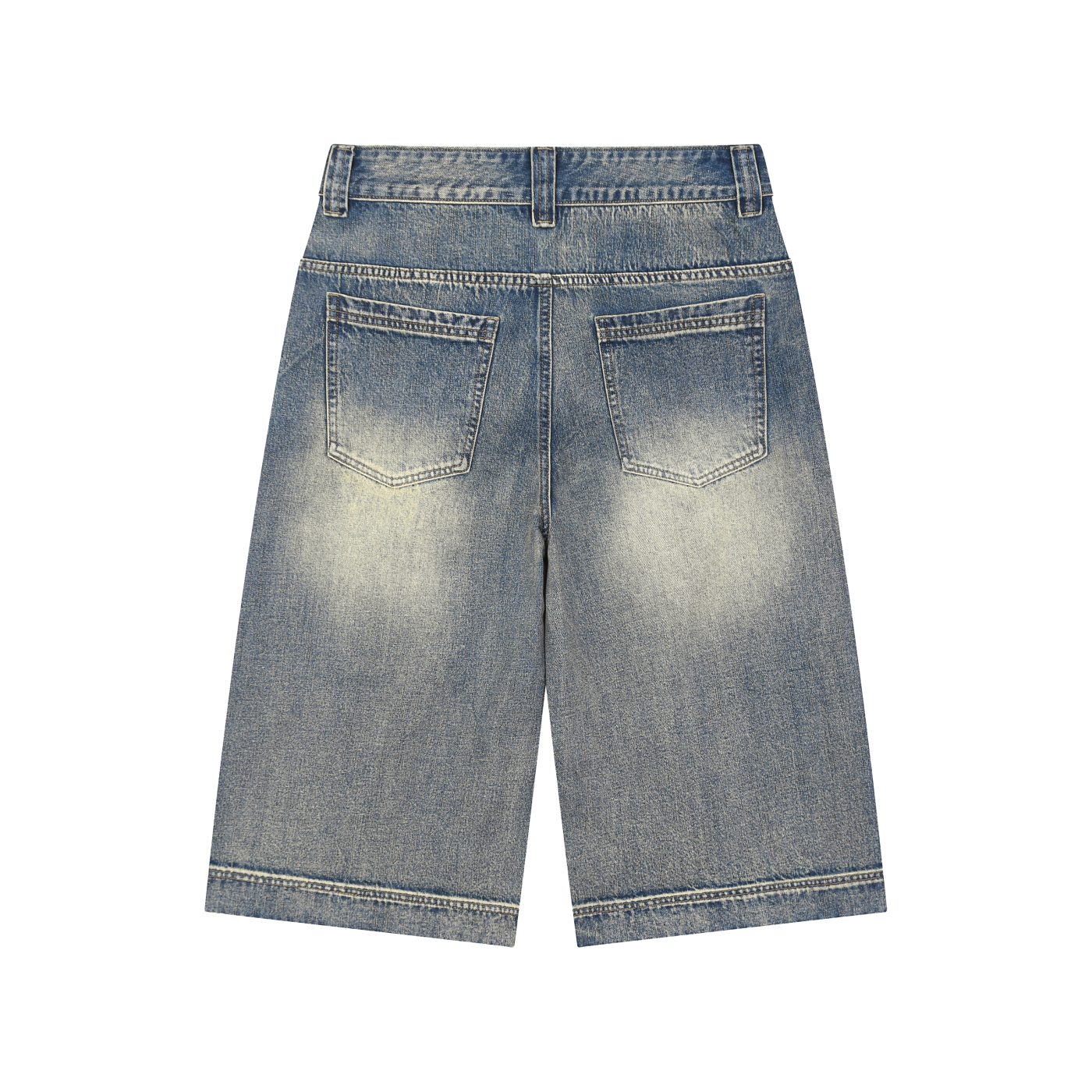 Archive 1998 - Vintage Wash Baggy Denim Shorts
