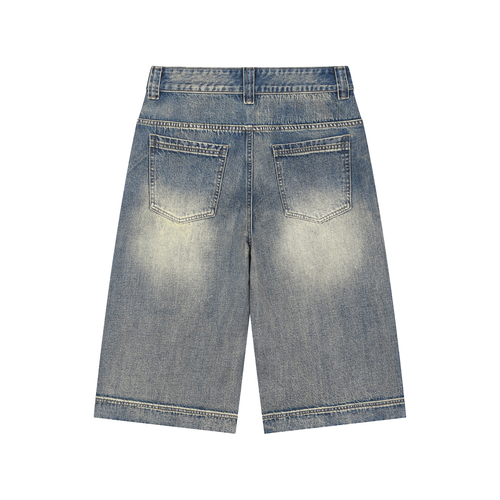 Archive 1998 - Vintage Wash Baggy Denim Shorts
