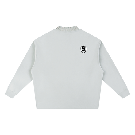 ONE OF ONE - Knitted Round Neck Oversize Sweatshirt