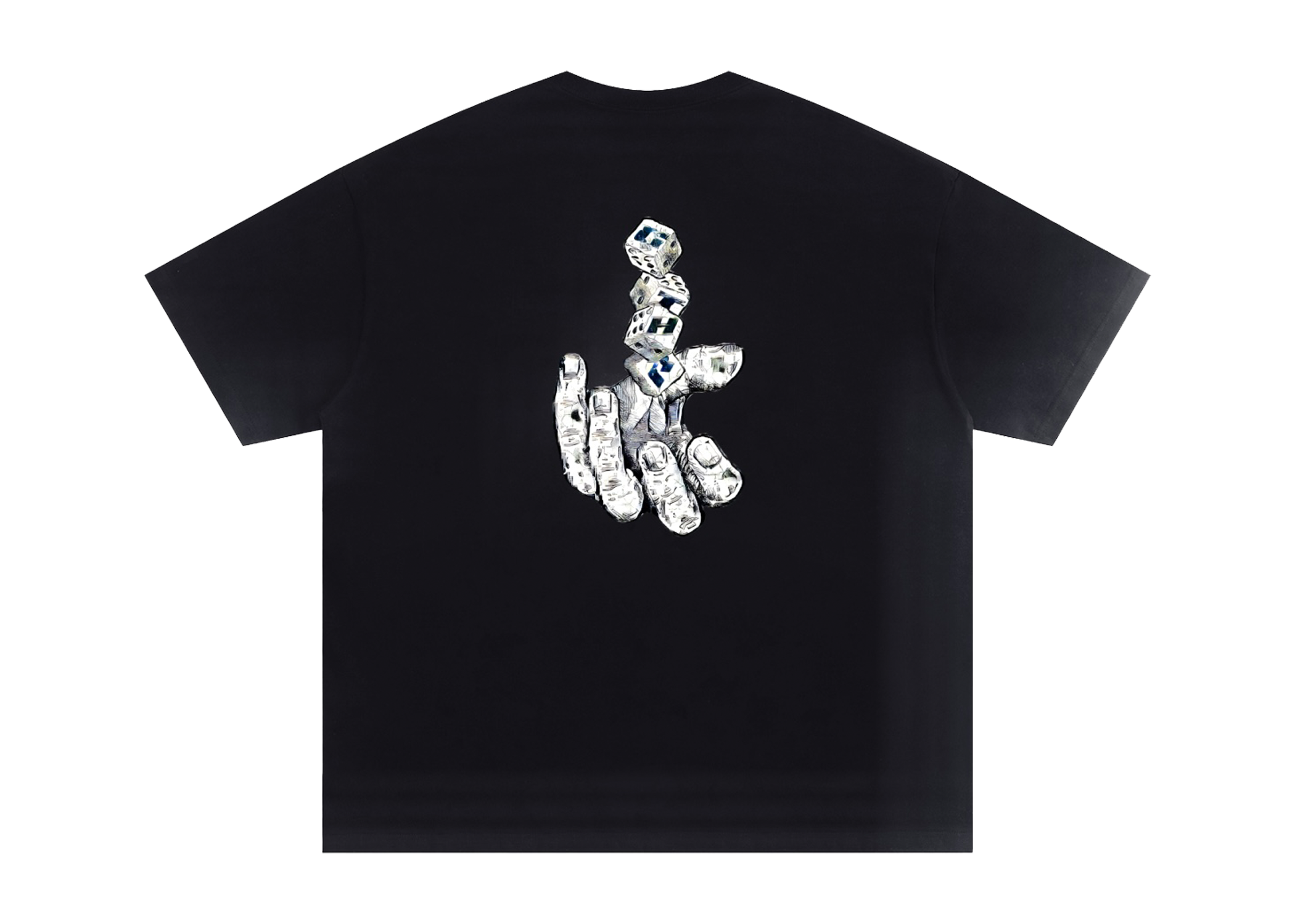 gthr dice tee (blue)
