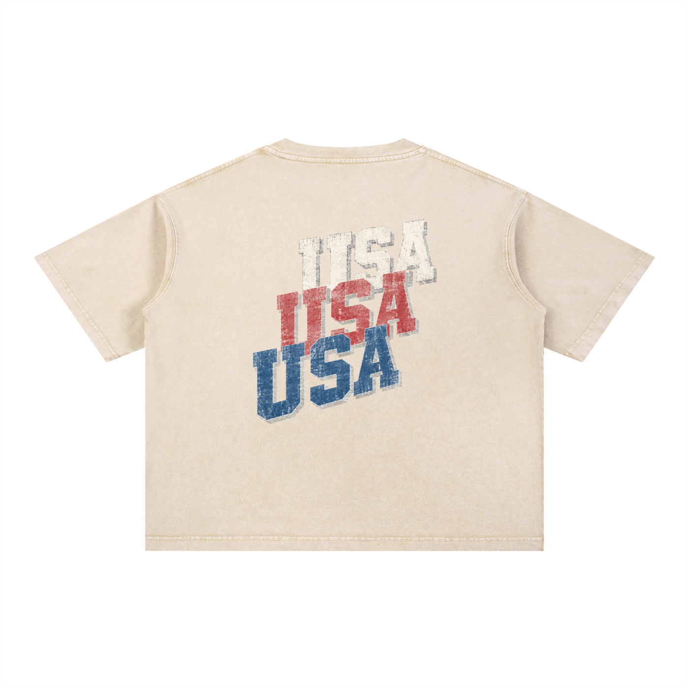 USA Mineral Wash Boxy Cotton T-Shirt