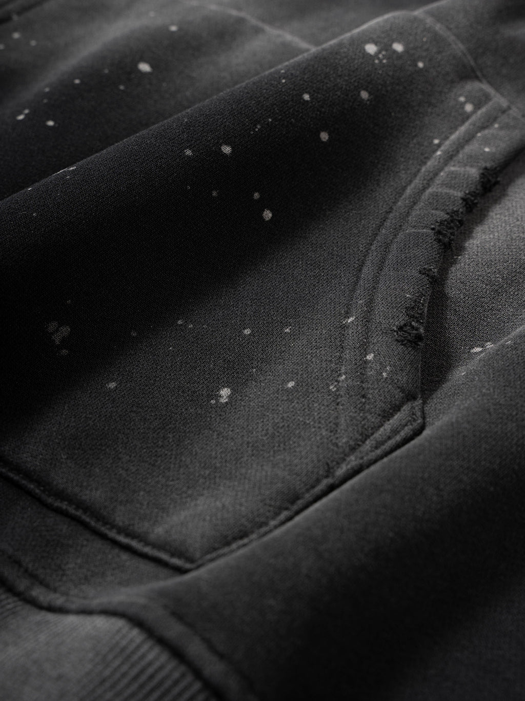 SPLATTERED CURSIVE HOODIE