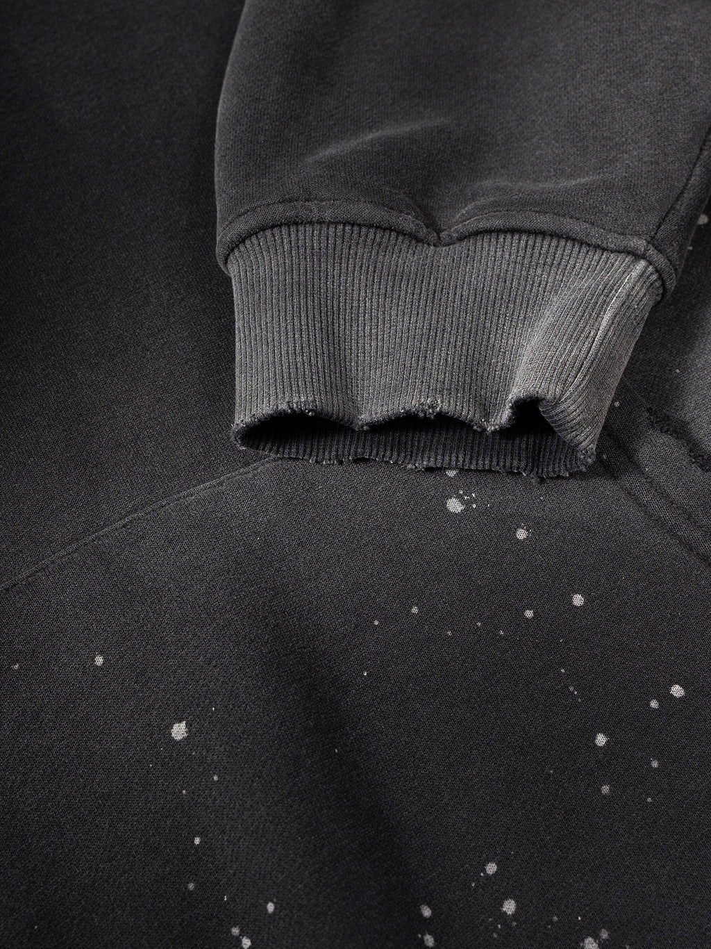 SPLATTERED CURSIVE HOODIE