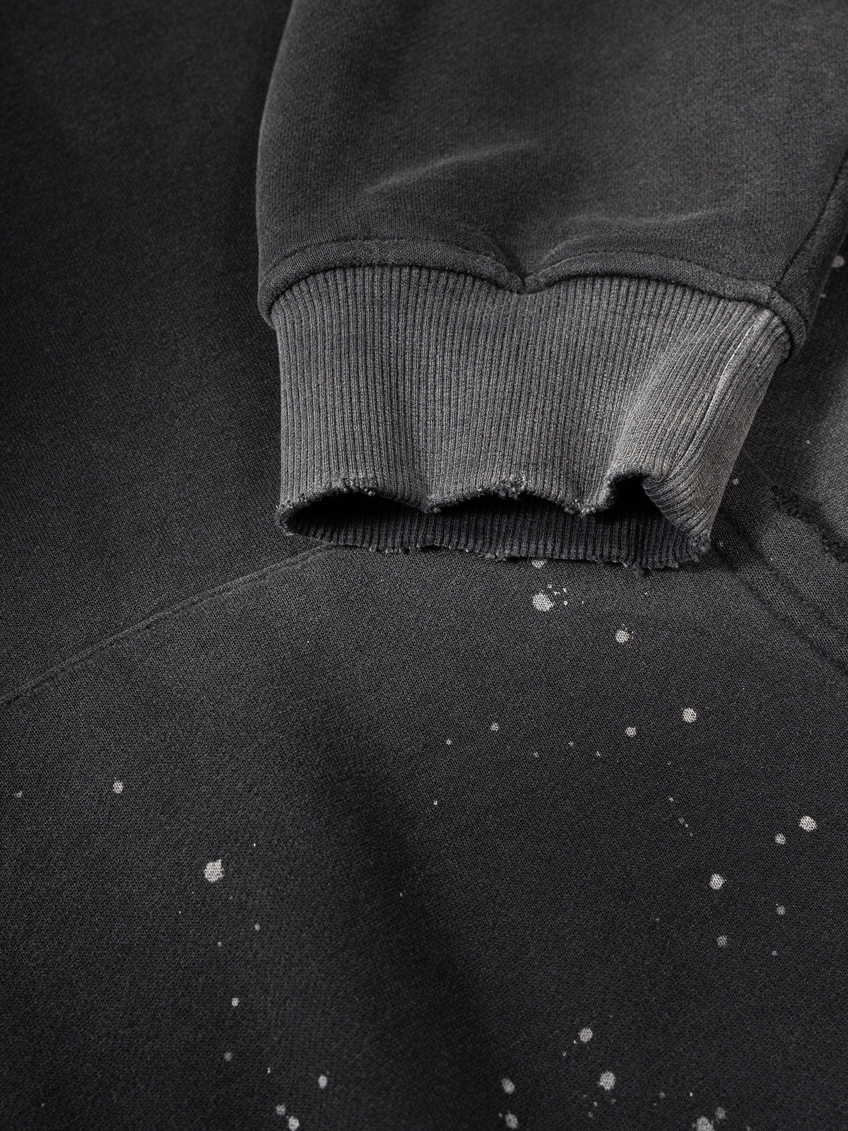 SPLATTERED CURSIVE HOODIE