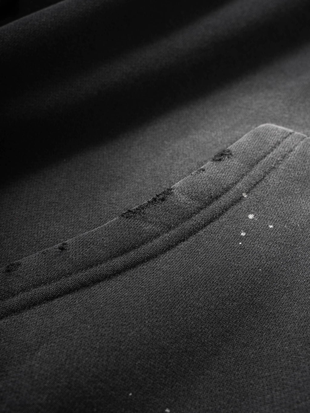 SPLATTERED CURSIVE HOODIE