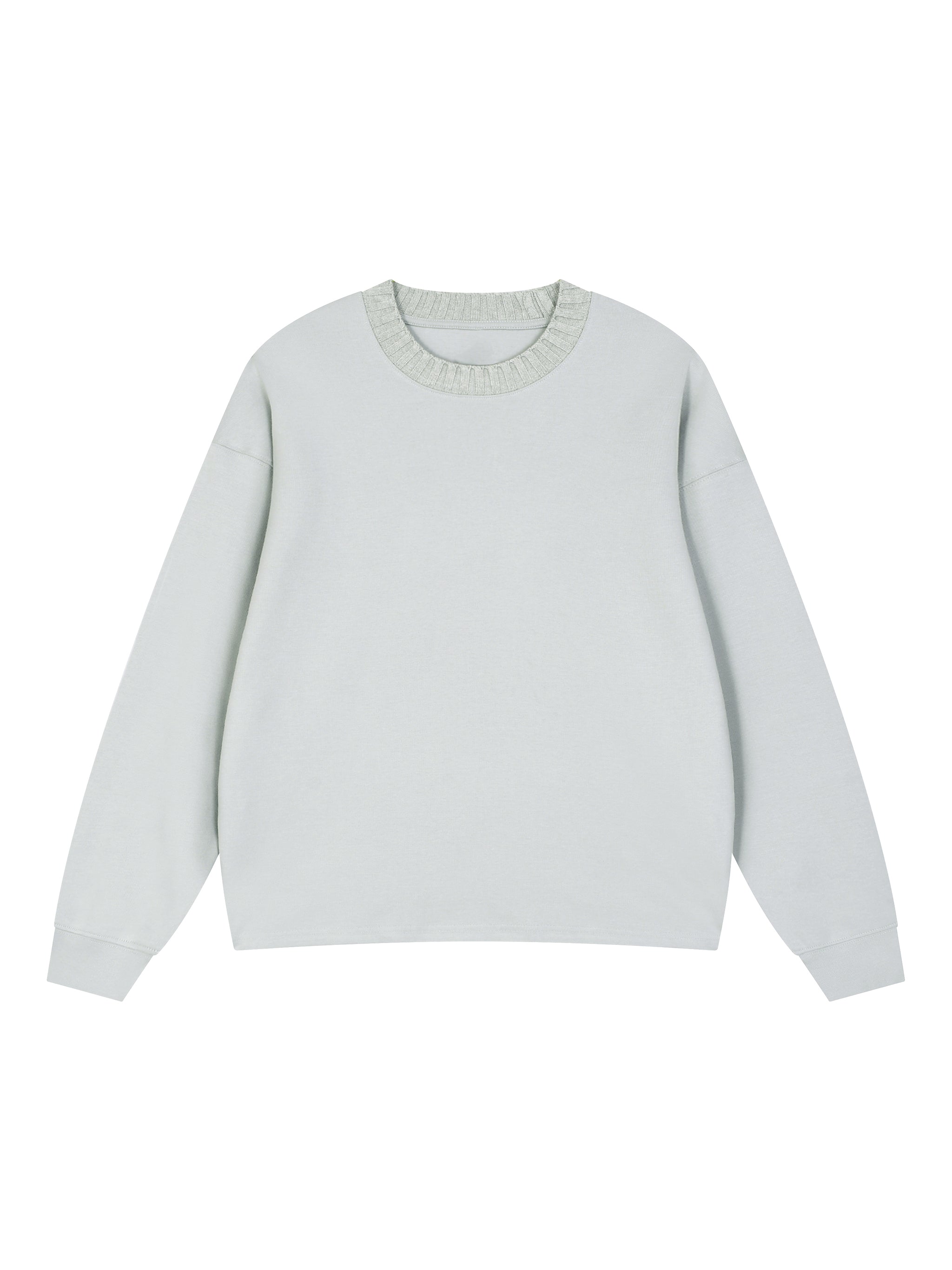 ONE OF ONE - Knitted Round Neck Oversize Sweatshirt