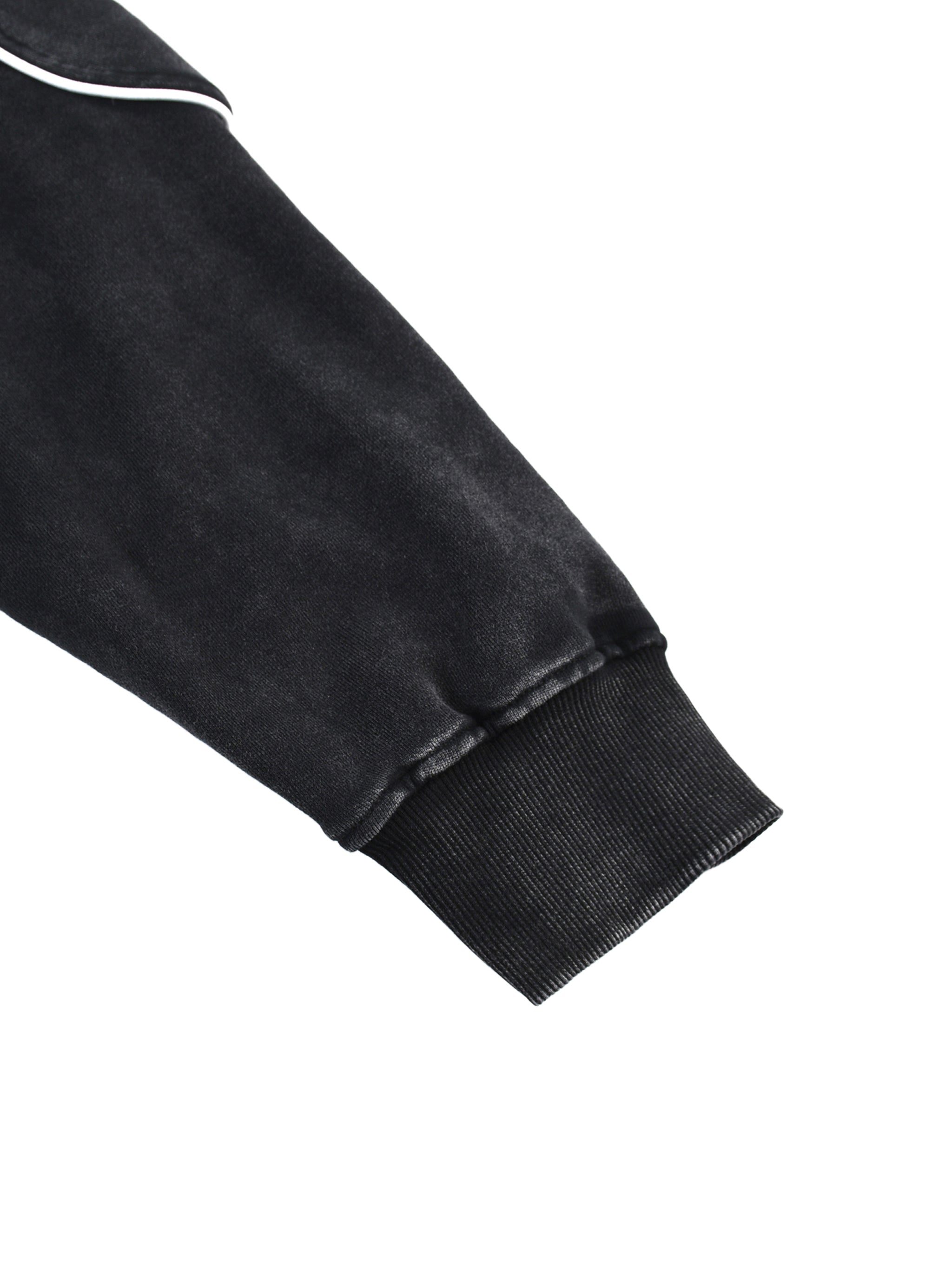 Mineral Wash Piping Raw Hem g long sleeve tee