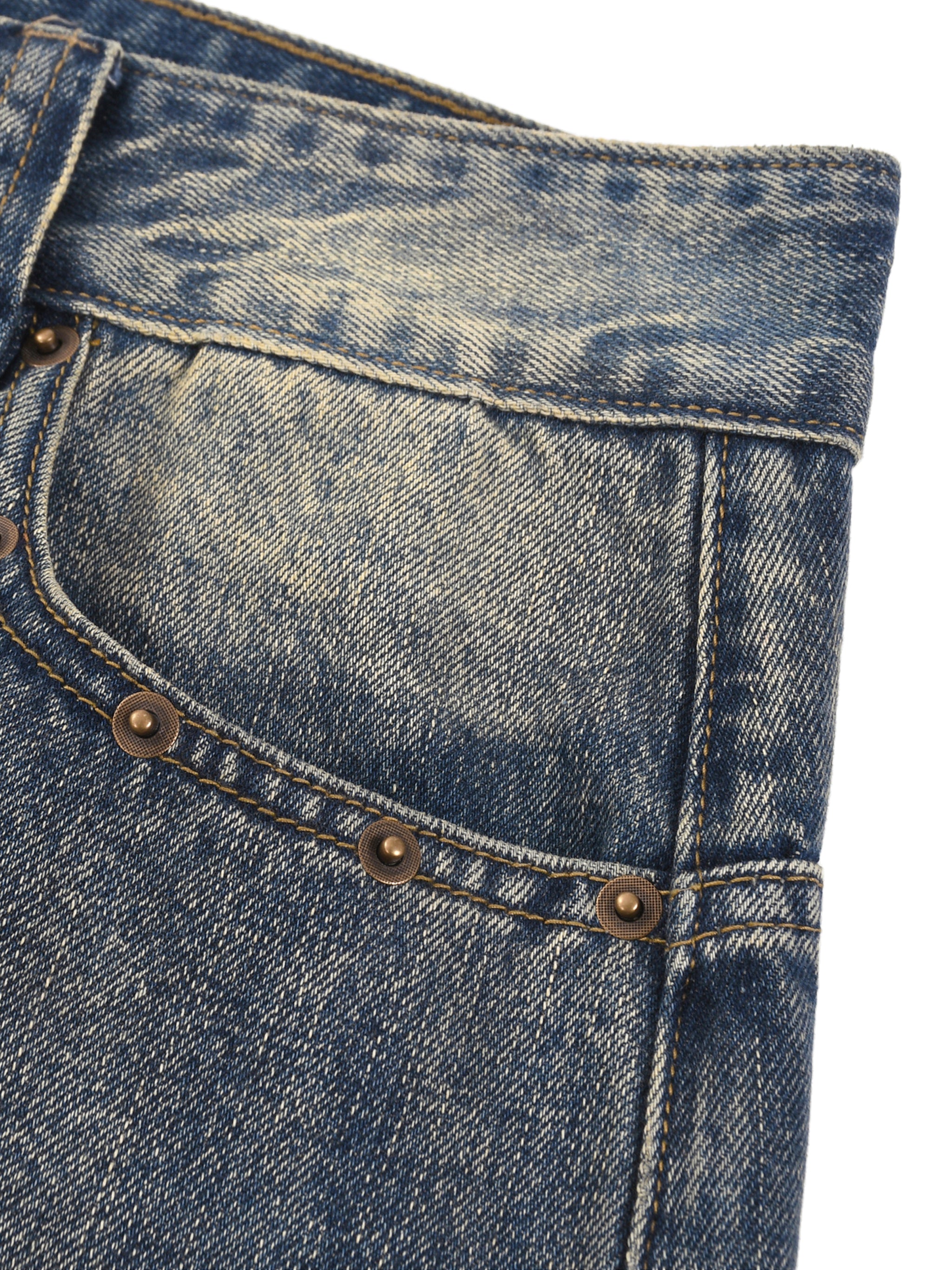 Archive 1998 - Vintage Wash Baggy Denim Shorts